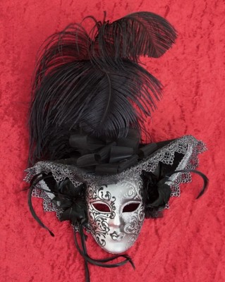 Venetian Mask Made In Venice, Italy Small, decorative