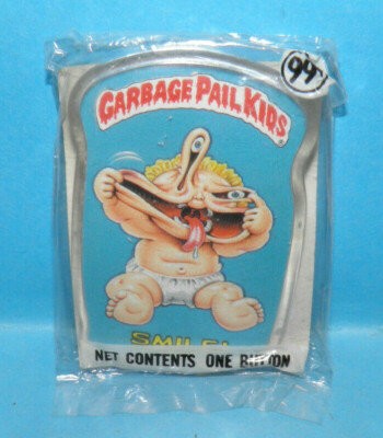1986 Topps Garbage Pail Kids SMILE! Button Badge Pin Pinback x1 | eBay