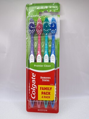Colgate mittelgroße Familienpackung 4 Stück Zahnbürsten (B90/A.DI/A.EI/1)