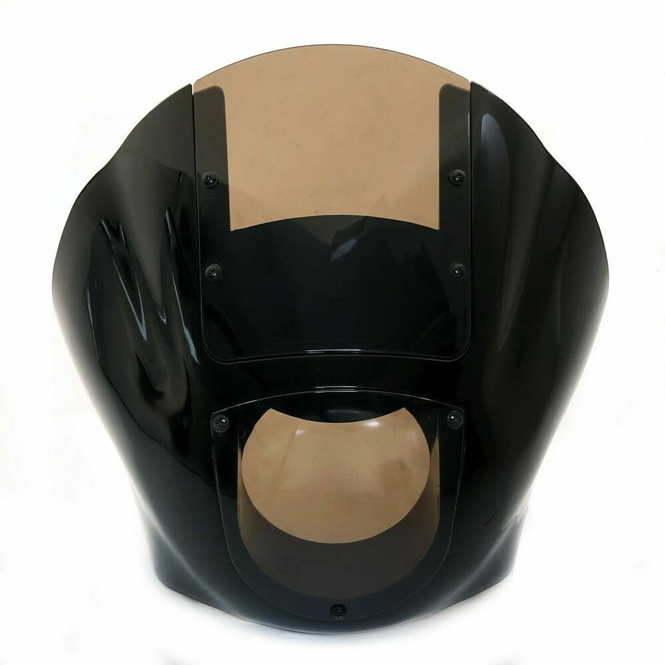 Smoked Quarter Headlight Fairing Windshield For Harley Dyna Sportster XL 88-Up - Изображение 3 из 4