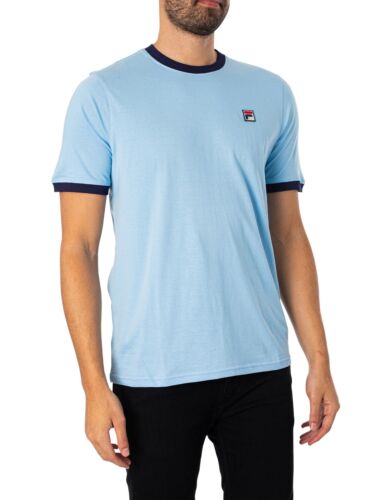 Fila de los hombres Marconi Camiseta, Azul - Picture 1 of 5