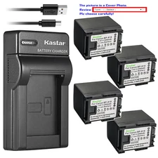Kastar Battery Slim Charger for Canon BP-819 BP819 CG-800 & Canon XA10 Camcorder