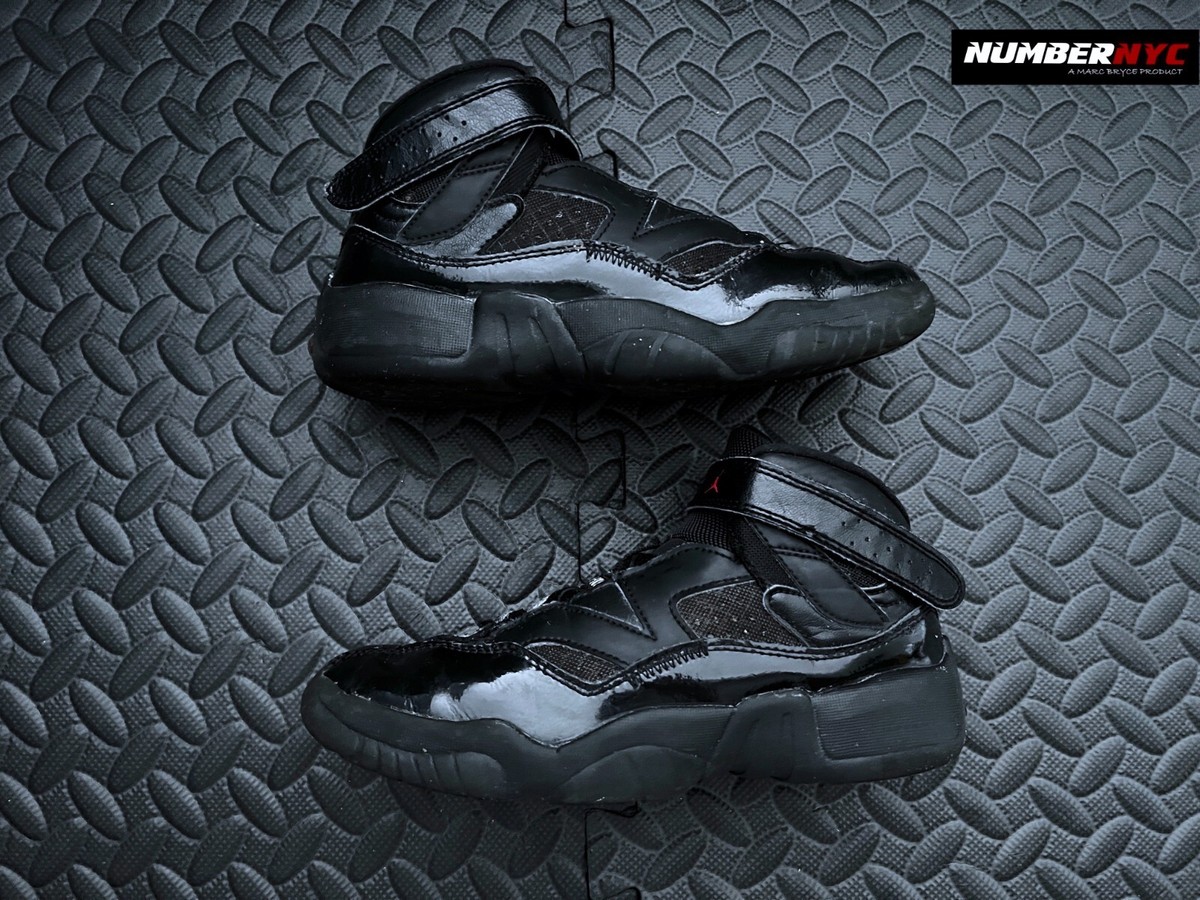 AIR JORDAN JUMPMAN TWO TREY (PS) DQ8432-003 BLACK SHOES KIDS SIZE