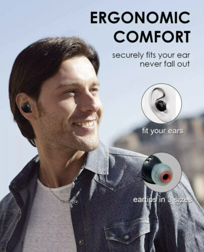 Soundnova XPods Sports Wireless Premium Deep Bass IPX8 Waterproof Earbuds - Picture 5 of 7