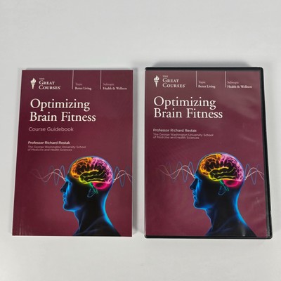 The Great Courses Optimizing Brain Fitness DVD's & Guidebook NEW