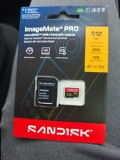 SanDisk SDSQXBD-512GB-AW6KA 512GB ImageMate PRO MicroSDXC BRAND NEW