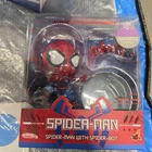 Hot Toys Cosbaby Marvel Spider-Man & Spider-Bot Mini Bobblehead Figure