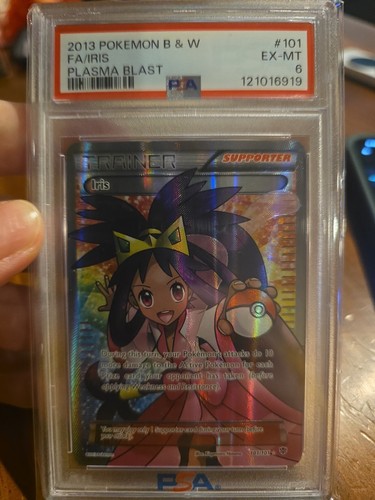 2013 Pokémon Full Art Iris Plasma Blast PSA 6 #101 B&W