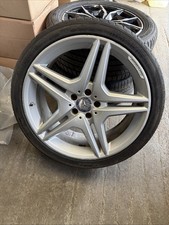 1 X MERCEDES S CLASS AMG W221 CL W216 20" ALLOY WHEEL A2214016202 Tyre 255/35/20