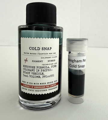 #ad Birmingham Pen Company quot;Cold Snapquot; 1 Vial of 3ml Ink Sample Only $3.75