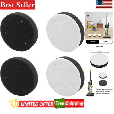 4-Pack Replacement Filter for Eureka Airspeed Vacuum - Durable Sponge E0106