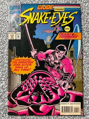 G.I. JOE COMIC #141 (SNAKE EYES, TRANSFORMERS GENERATION 2)