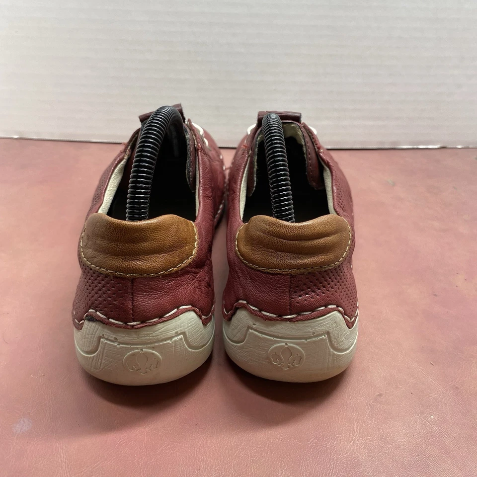 Rieker Anti-Stress Funzela Womens EU 41 US 10 Wine Lace Up Slip On Casual Shoes - Image 4 of 4