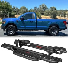 Vijay Texture Running Boards Fits 2015-2025 Ford F-150 Regular Cab 2 Doors