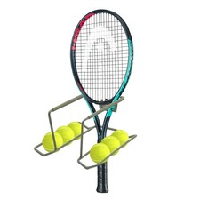 Wall Mounted Metal Tennis Racket Holder - Heavy-Duty Steel Hanging Badminton ...