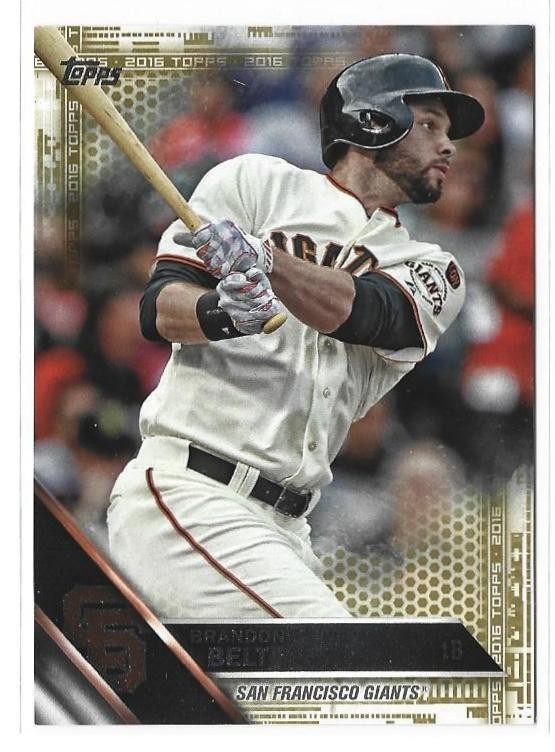 Brandon Belt 2016 Topps Gold #/2016
