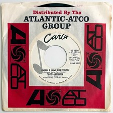 DEON JACKSON I Need A Love Like Yours, Can't Go On, Northern Soul 45 PROMO Carla