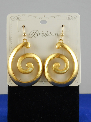 #ad Brighton Brushed Gold Plated VERSAILLES GARDEN Drop Earrings JE5331 $68 $39.99
