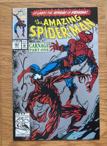 Amazing Spiderman #361 2nd print - First Appearance Carnage
