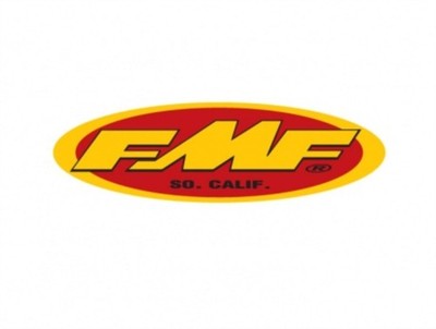 FMF 23'' Oval Sticker Für Kotflügel Trailer Schwarz/Rot 58,4 CM (23'') 010594
