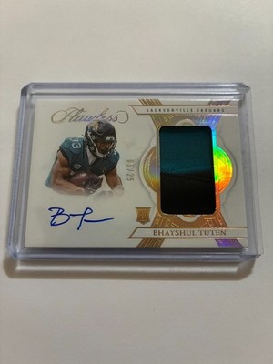 2025 Panini Flawless Bhayshul Tuten Two Color Rookie Patch Auto 05/25 RPA