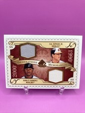 2009 SP Legendary Cuts Generations Memorabilia Cal Ripken Jr HOF #GM-RR