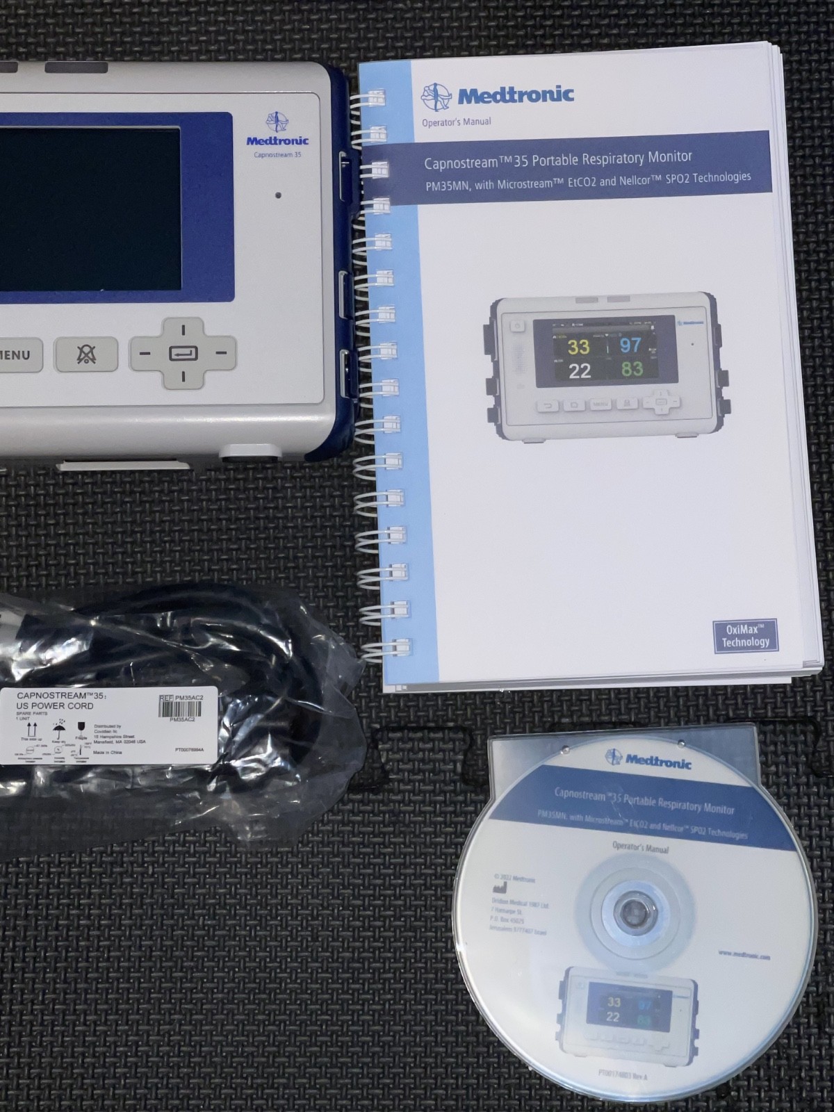 Medtronic Capnostream 35 ETCO2 Capnography SPO2 Patient Monitor-  NEW IN BOX