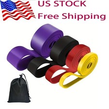 Heavy Duty Resistance Bands Set 4 Loop For Working Out, Body Stretching, Fitnes