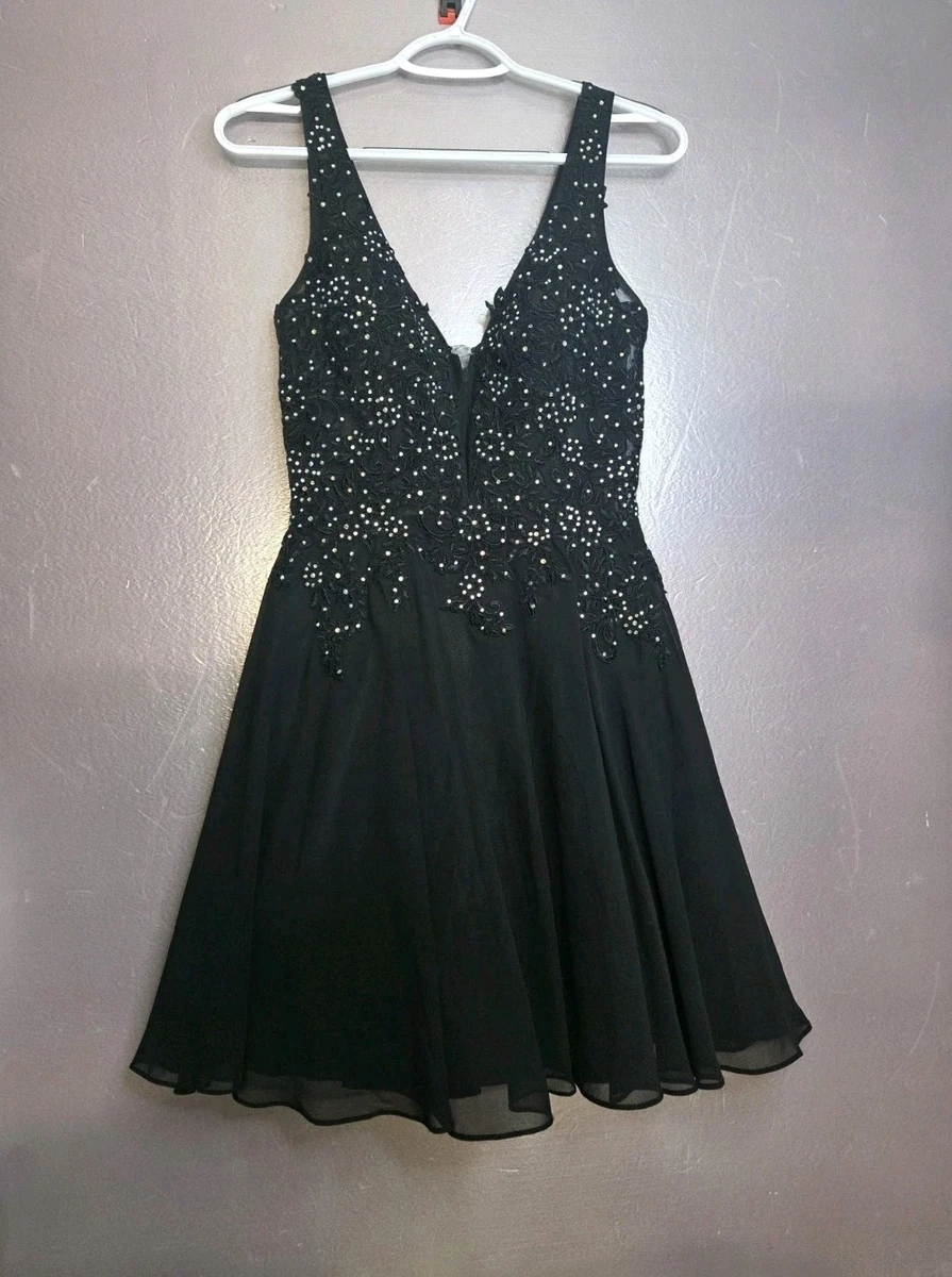 little black dresses for juniors Women & Juniors 8apart Cristal Open Back Mini Dress main image 1