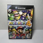 Mario Party 4 (Nintendo GameCube, 2002) Complete with Manual and Box
