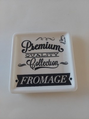 Ciroa Salle Des Fromages Porcelain Cheese Appetizer Plate
