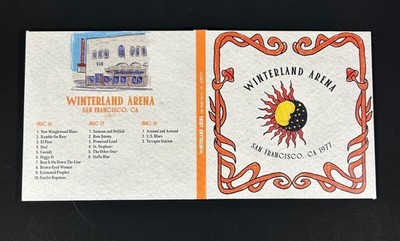 GRATEFUL DEAD 1977 WINTERLAND 3/20/77 60th Anniversary Enjoying the Ride 3 CD's