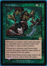 Dual Nature FOIL Prophecy HEAVILY PLD Green Rare MTG CARD (ID# 498691) ABUGames