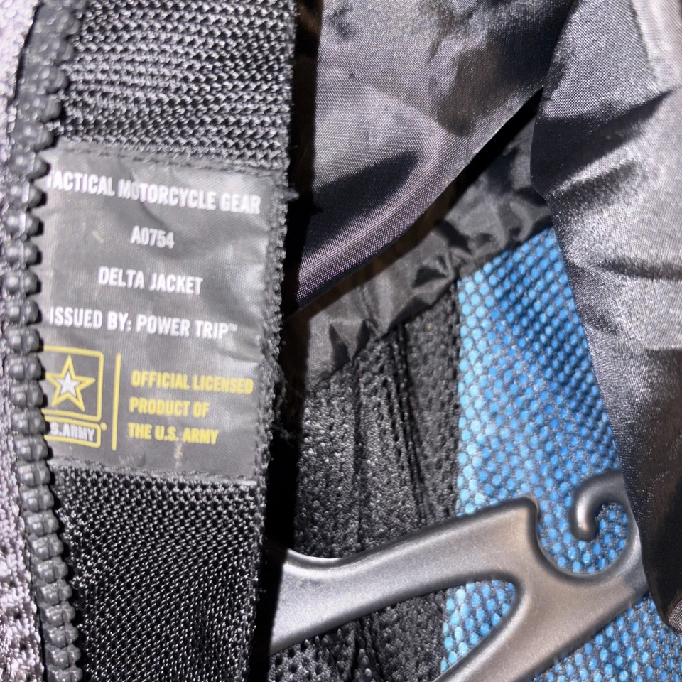 Chaqueta de Motocicleta Power Trip Oficial Ejército de Estados Unidos, Talla L, ACUTactical Armored Foto 4 de 4