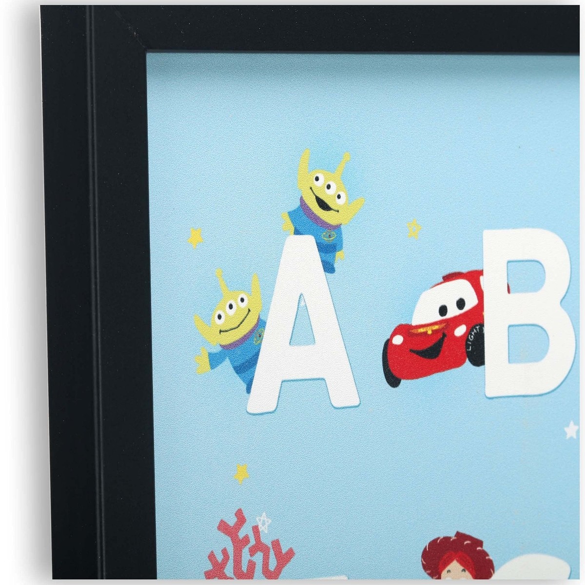 Disney Pixar Alphabet Framed Wood Wall Decor - Large Pixar Movie