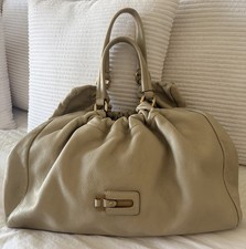 Max Mara Pebble Leather Shoulder Bag Handbag ...