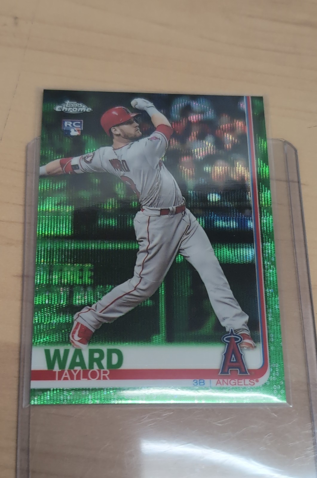 2019 Topps Chrome - Taylor Ward #78 Green Wave Refractor /99 (RC)