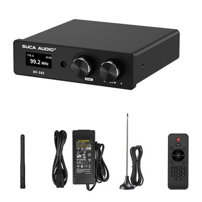 SUCA AUDIO DF-502 50W+50W BT5.1   Amplifier Home Hifi Power Amp FM Radio #nm