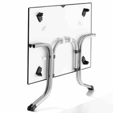 Klapptisch Garten 120x80 cm anthrazit wetterfest rechteckig Vivodur Stahl