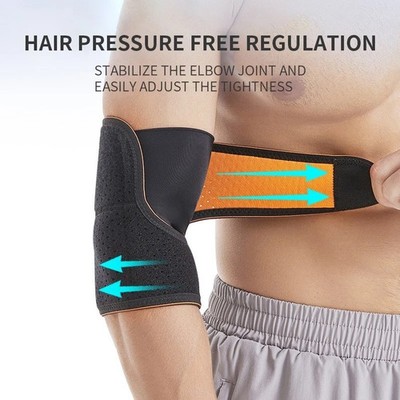 Sports Elbow Brace Support Sleeve Arthritis Tendonitis Arm Joint Pain Band Wrap