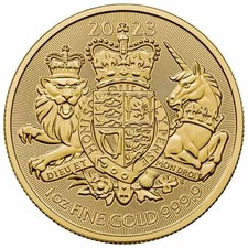 2023 Gold 1 oz British Royal Arms BU Coin 5827.79 per troy oz