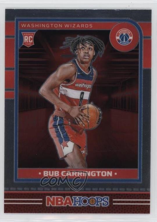 2024-25 Panini NBA Hoops Rookies Premium Bub Carrington #244 Rookie RC
