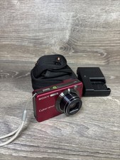 Sony Cyber-shot DSC-W170 Red 10.1MP Digital Camera 5x Zoom W/ Battery  Charger