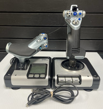 Logitech G Saitek X52 HOTAS Throttle  Stick Flight Control System Preowned