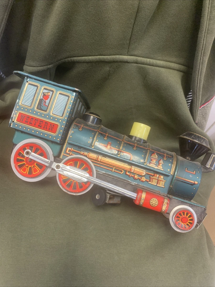 Ancienne Locomotive UNIS FRANCE, Jouet Vintage En Tôle, Collection Train
