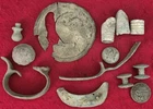 EXCAVATED CIVIL WAR RELICS RECOVERED FROM CENTRAL VIRGINIA
