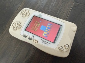 Bandai WonderSwan Color WSC W/ IPS YGG Yagaogo & OEM Shell & Glass Lens & Tetris