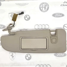 2017-2019 ALFA ROMEO GIULIA FRONT LEFT DRIVER SIDE LH SUNVISOR SUN VISOR GRAY
