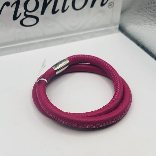 Brighton double woodstock pink bracelet OS 16" NWoutlet tag #50 - 第 4/5 張圖片