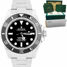 Rolex Submariner Men's Black Watch 
